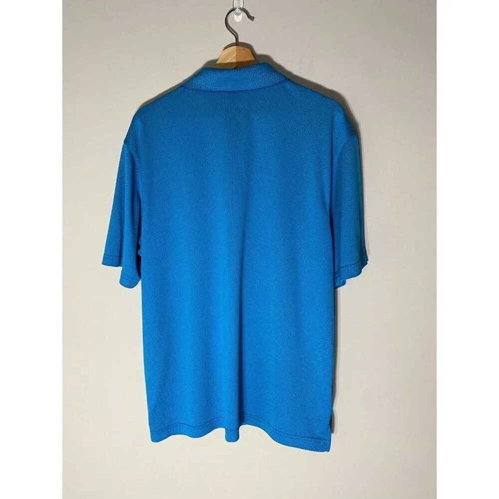 Ben Hogan Men's Golf Performance Short Sleeve Polo Shirt Bright Blue Size: Large - Picture 12 of 16